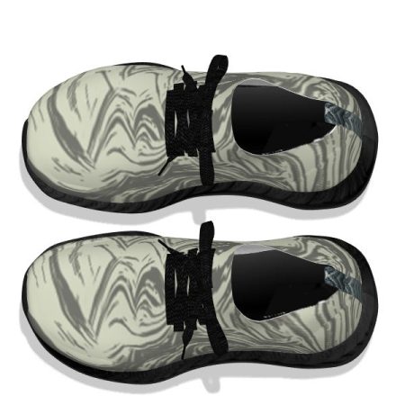 Camo Green Water Stone - Black Soles